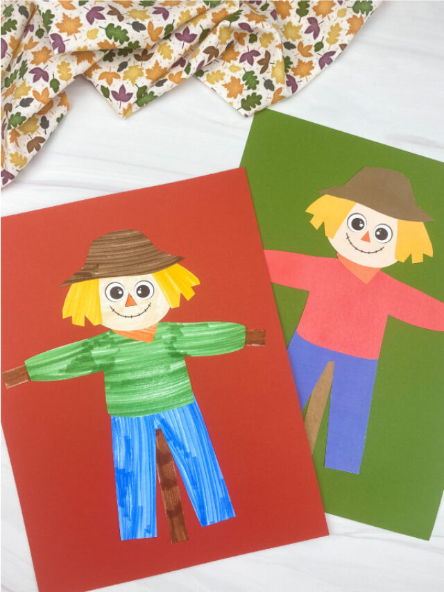 Printable Scarecrow Craft For Kids [Freebie] Story