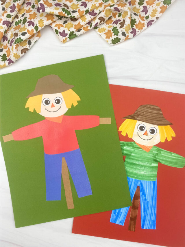 Printable Scarecrow Craft For Kids [Freebie] Story