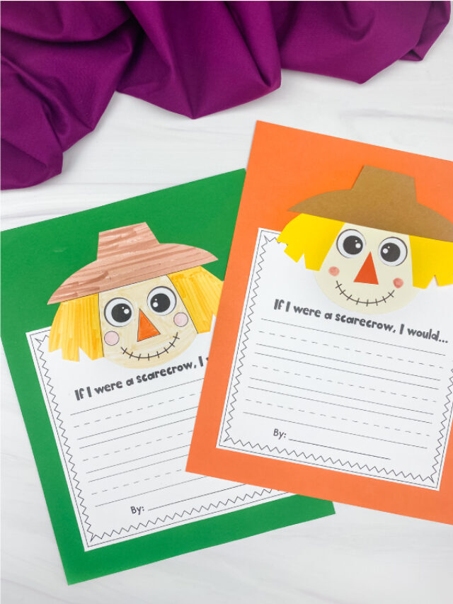 Scarecrow Craftivity For Kids [Free Printable] Story