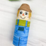 Scarecrow Toilet Paper Roll Craft [Free Template]