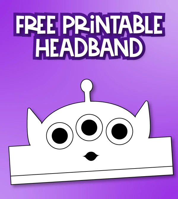 printable alien headband craft