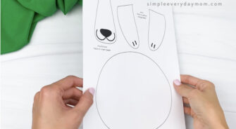 Paper Bag Puppet Lion Craft For Kids [Free Template]