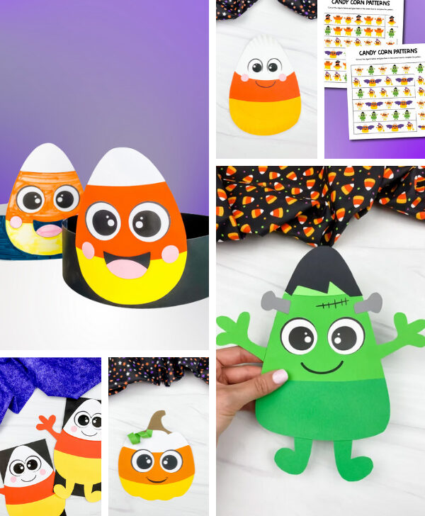 candy corn activities image collage