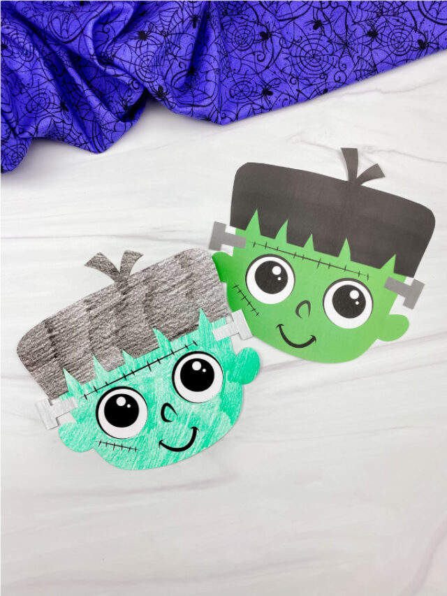 Frankenstein Cut And Paste Craft [FREE Printable] Story