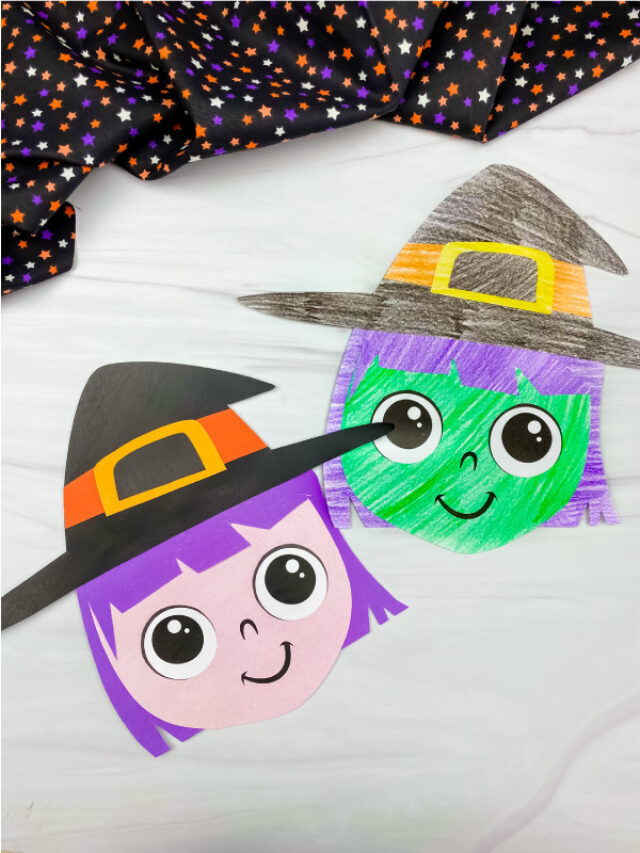 Witch Cut And Paste Craft For Kids [Free Printable] Story (Copy)
