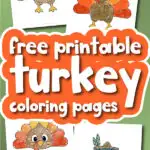 Turkey Coloring Pages For Kids [Free Printable]
