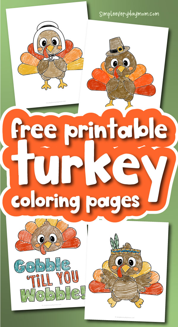 Turkey Coloring Pages For Kids [Free Printable]