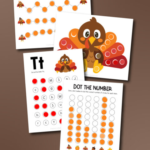 Candy Corn Pumpkin Craft For Kids [Free Template]