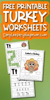 Turkey Worksheets For Kids [Free Printables]