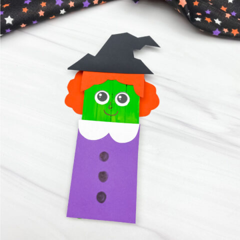 popsicle stick witch craft