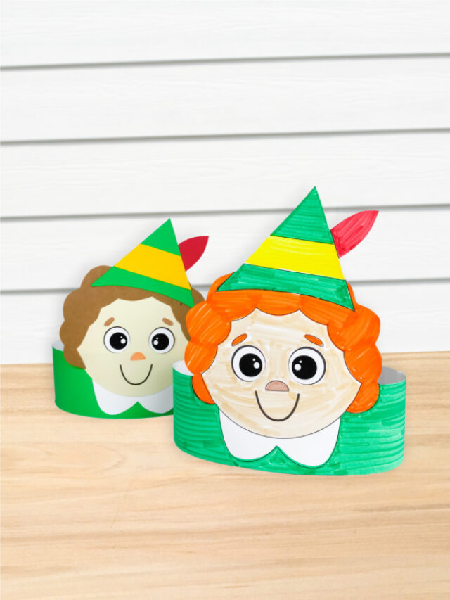 Buddy The Elf Headband Craft [Free Template] Story