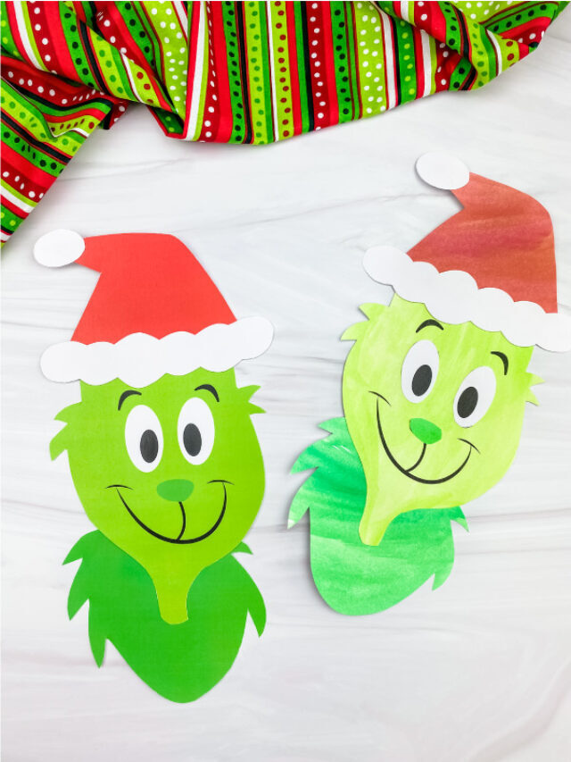 Printable Grinch Craft For Kids [Freebie] Story