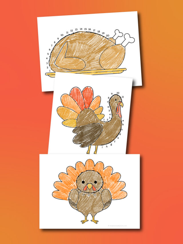turkey connect the dots mockup