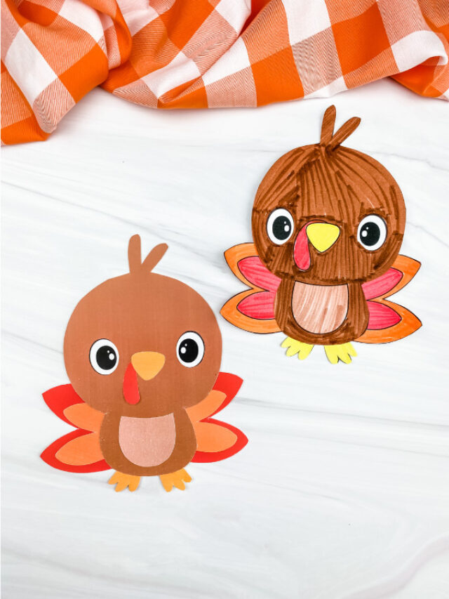 Printable Turkey Craft For Kids [Freebie] Story