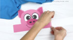 Pig Headband Craft For Kids [Free Template]