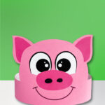 Pig Headband Craft For Kids [Free Template]