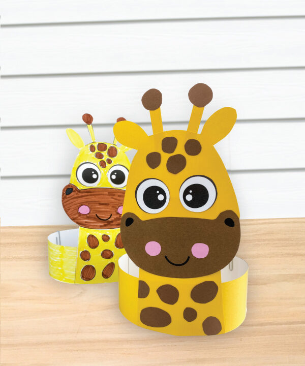 2 giraffe headband crafts