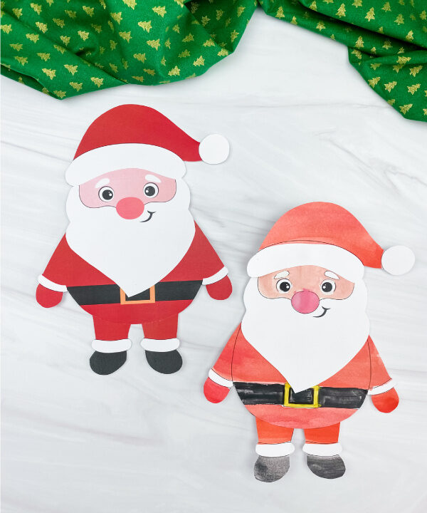 2 printable santa crafts