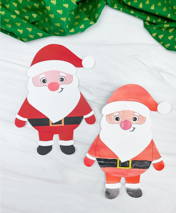 2 printable santa crafts
