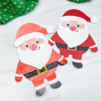Printable Santa Craft For Kids [Free Template]