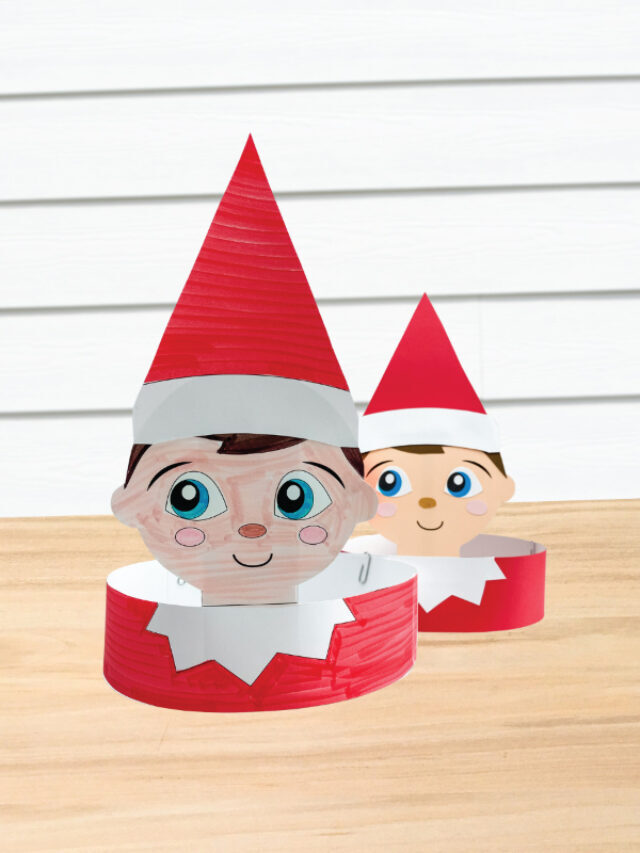 Elf On The Shelf Headband Craft [Free Template] Story