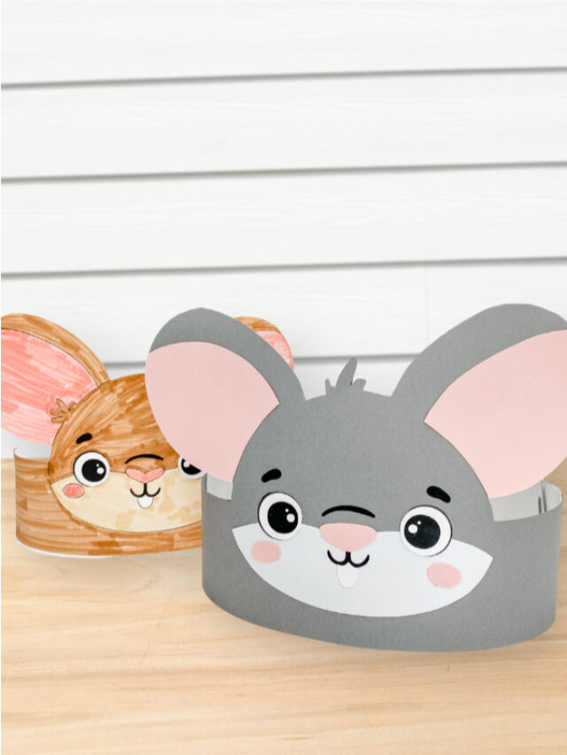 Mouse Headband Craft For Kids [Free Template] Story
