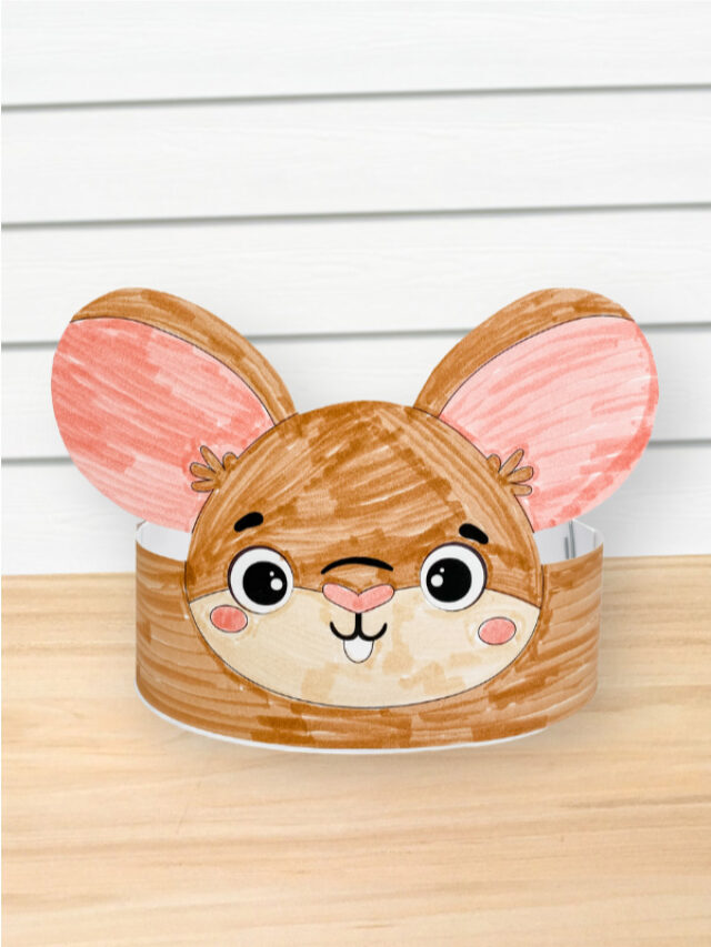 Mouse Headband Craft For Kids [Free Template] Story