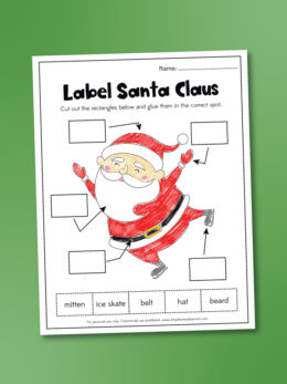 Free Printable Santa Worksheets For Kids