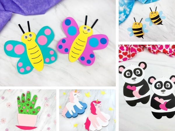 Mother's Day crafts for kids image collage