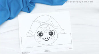 Turtle Headband Craft For Kids [Free Template]