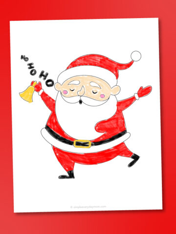 Free Printable Santa Coloring Pages For Kids