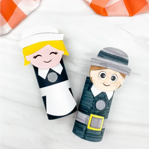boy and girl toilet paper roll pilgrims