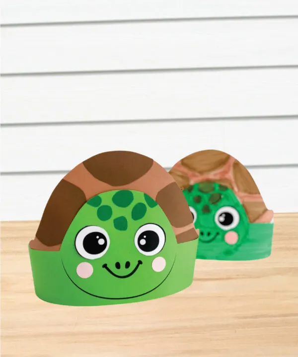 2 turtle headband crafts