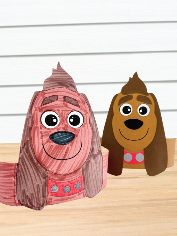 Grinch Max Headband Craft For Kids [Free Template]