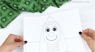 Grinch Max Headband Craft For Kids [Free Template]