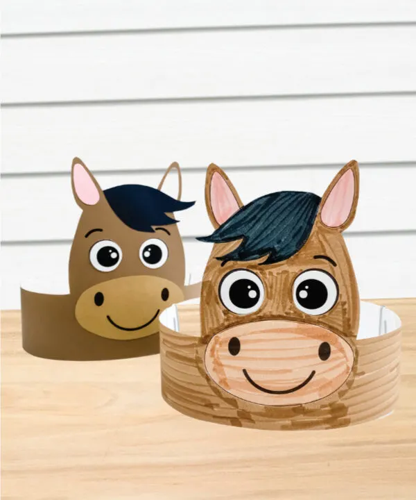 2 horse headband crafts