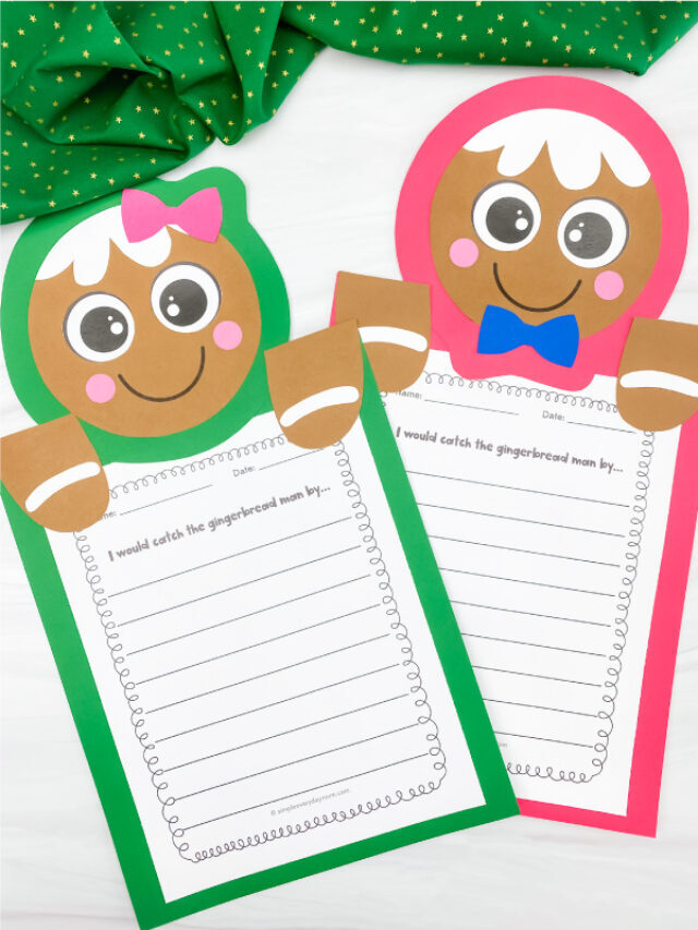 Gingerbread Man Craftivity [Free Template] Story