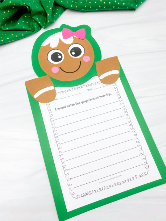 Gingerbread Man Craftivity [Free Template] Story
