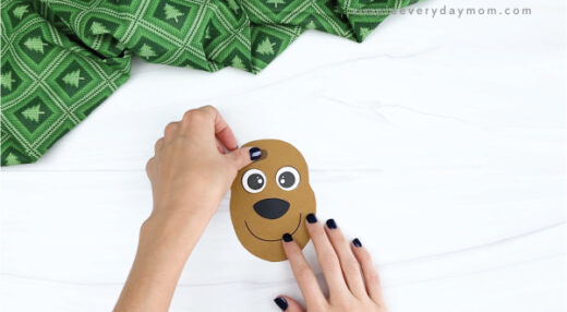 Grinch Max Headband Craft For Kids [Free Template]