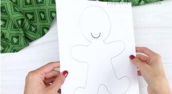 Printable Gingerbread Man Craft For Kids [Free Template]