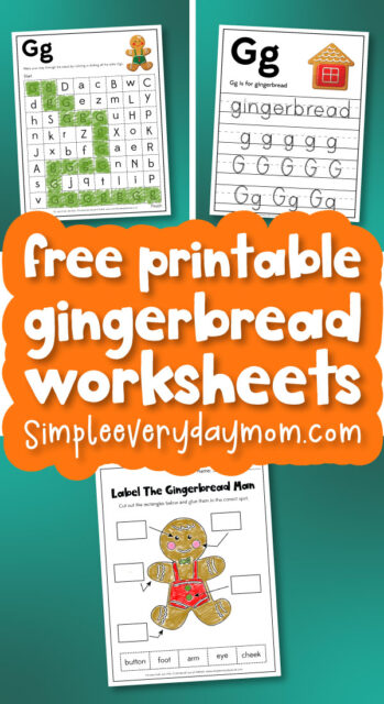 Free Printable Gingerbread Man Worksheets For Kids