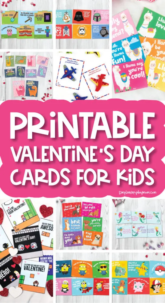 19 Printable Valentines Cards Kids Will Love - Simple Everyday Mom