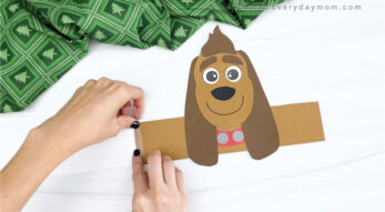 Grinch Max Headband Craft For Kids [Free Template]