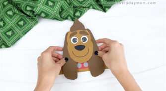 Grinch Max Headband Craft For Kids [Free Template]
