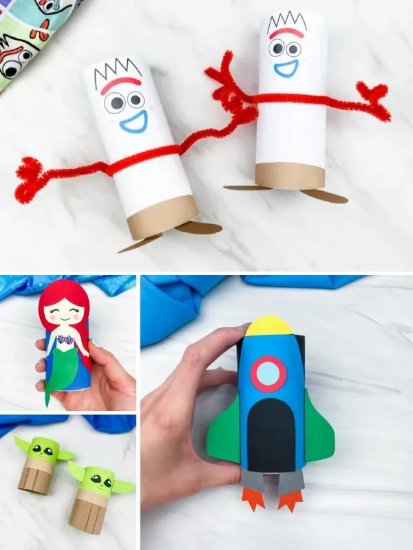 39 Easy Toilet Paper Roll Crafts For Kids [Free Templates]