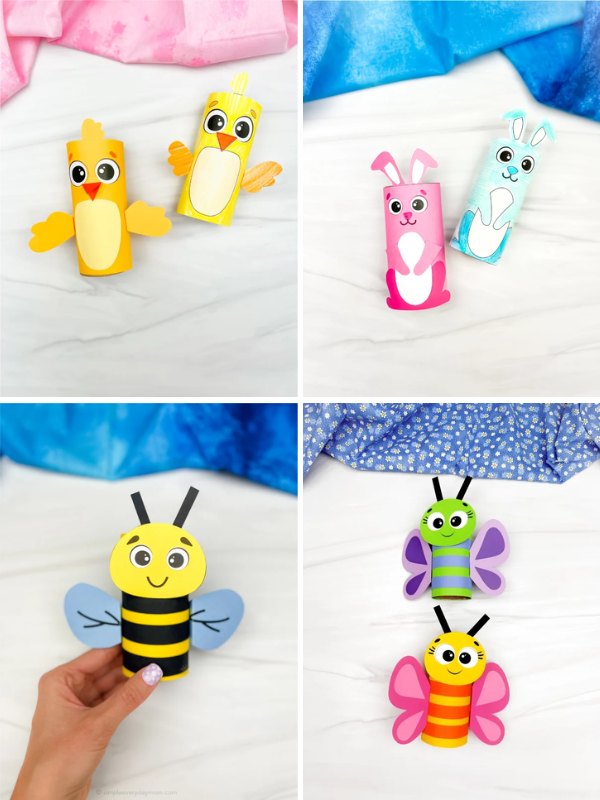 39 Easy Toilet Paper Roll Crafts For Kids [Free Templates]