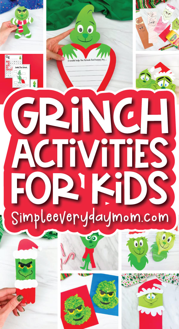 20 Easy + Fun Grinch Activities For Kids