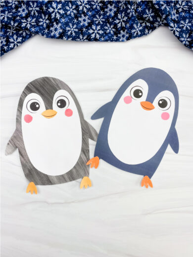 Penguin Printable Craft For Kids [Free Template]
