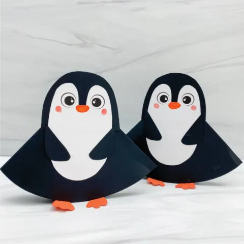 2 rocking penguin crafts