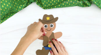 Gingerbread Cowboy Craft For Kids [Free Template]